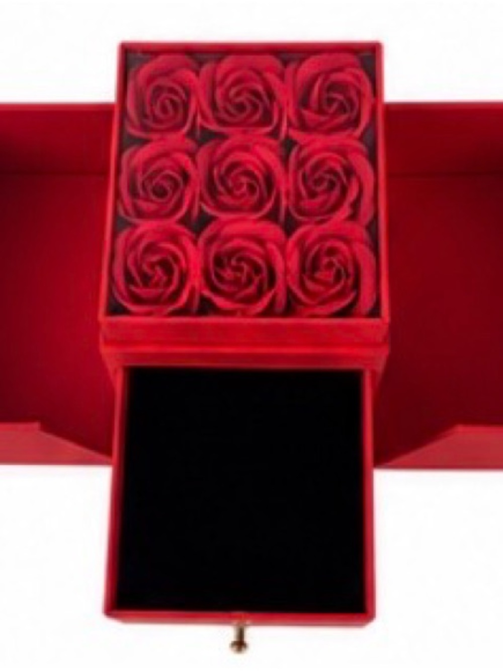 Jewelry Gift Box โ 9 Rose-Shaped Soaps with Elegant Keepsake Gift Box